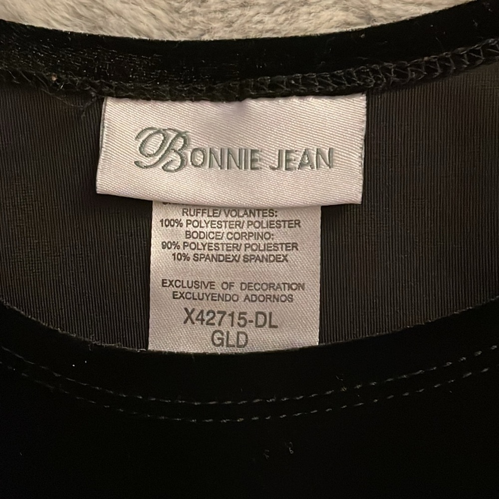 Bonnie Jean Holiday Dress Velvet & Taffeta. Sz 8 EUC - Picture 2 of 5
